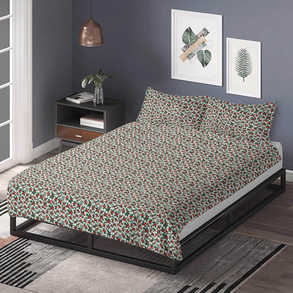 Holly Bows 3 Pcs Beddings - DeRose Seasonal