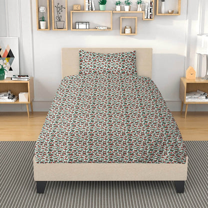 Holly Bows 3 Pcs Beddings - DeRose Seasonal