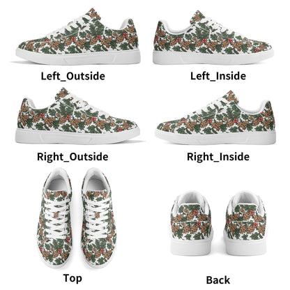 Holly Pine Adult Lightweight Brand Low Top Leather Shoes - DeRose Seasonal