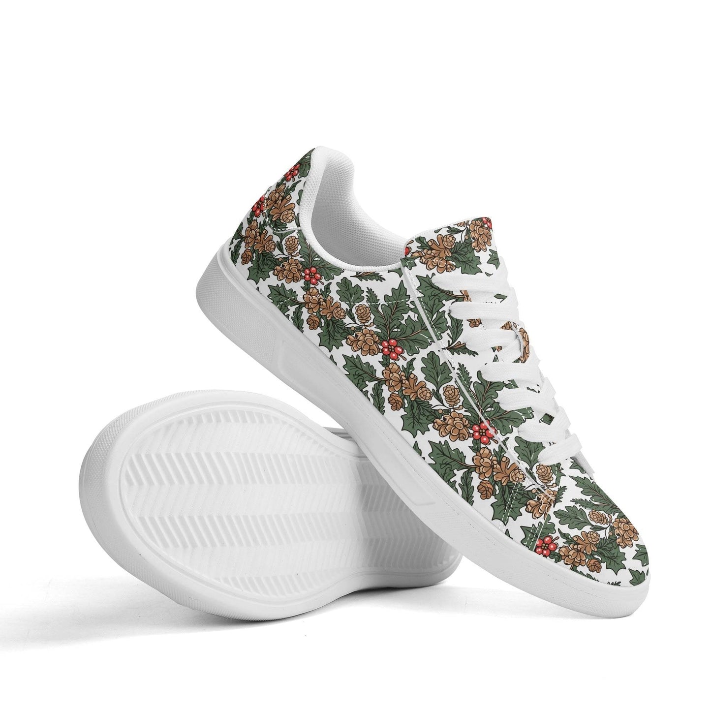Holly Pine Adult Lightweight Brand Low Top Leather Shoes - DeRose Seasonal