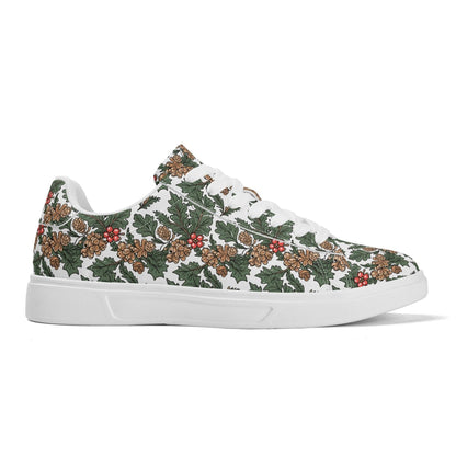 Holly Pine Adult Lightweight Brand Low Top Leather Shoes - DeRose Seasonal