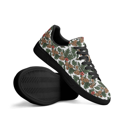 Holly Pine Adult Lightweight Brand Low Top Leather Shoes - DeRose Seasonal