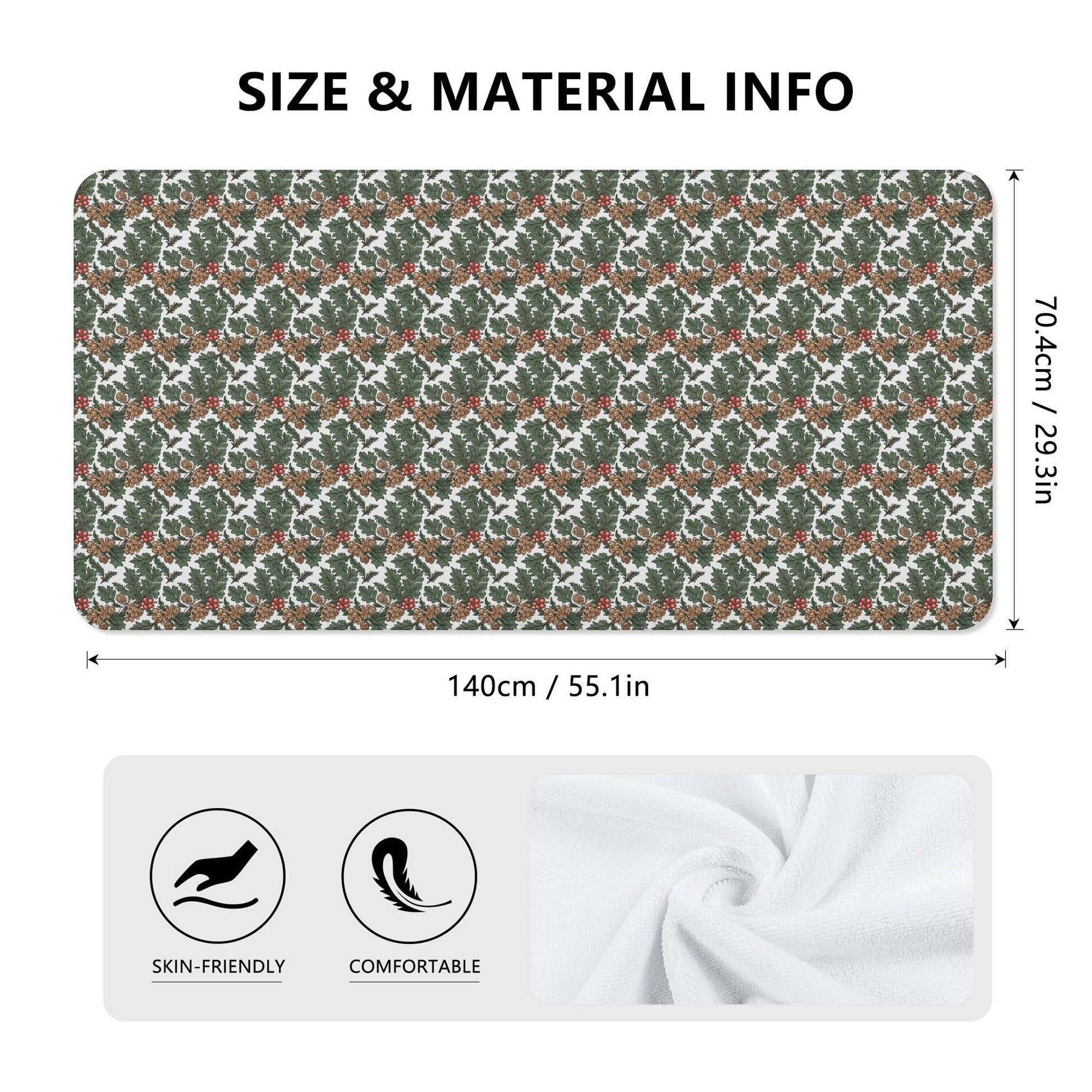 Holly Pine Bath Towel - DeRose Seasonal