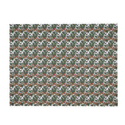 Holly Pine Flannel Breathable Blanket 4 Sizes - DeRose Seasonal