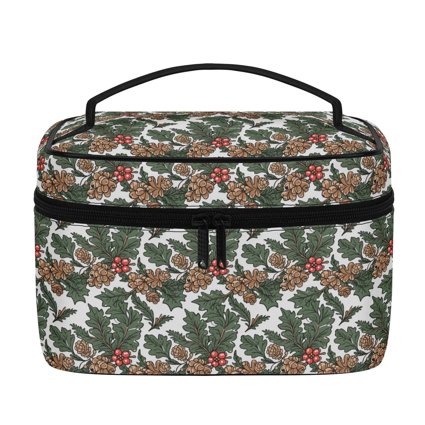 Holly Pine Leather Cosmetic Bag - DeRose Seasonal