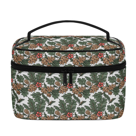 Holly Pine Leather Cosmetic Bag - DeRose Seasonal