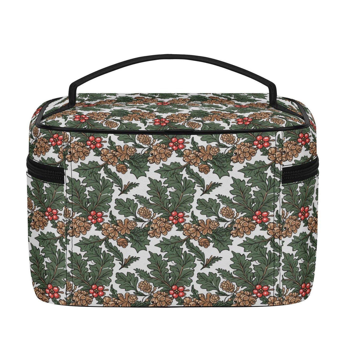 Holly Pine Leather Cosmetic Bag - DeRose Seasonal