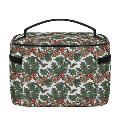 Holly Pine Leather Cosmetic Bag - DeRose Seasonal
