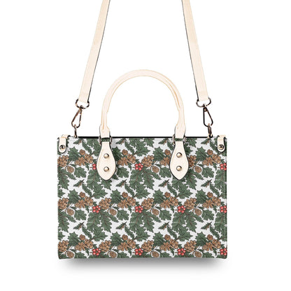 Holly Pine Luxury Women Leather Handbag (3 sizes) - DeRose Seasonal