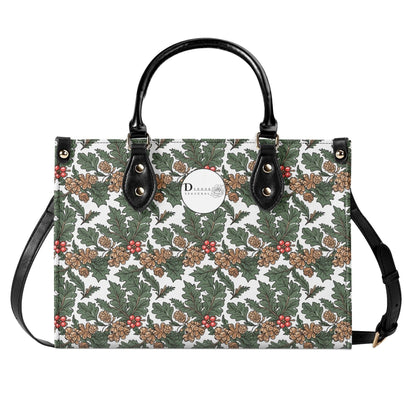 Holly Pine Luxury Women Leather Handbag (3 sizes) - DeRose Seasonal
