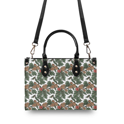 Holly Pine Luxury Women Leather Handbag (3 sizes) - DeRose Seasonal