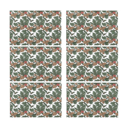 Holly Pine Table Placemat (set of 6) - DeRose Seasonal