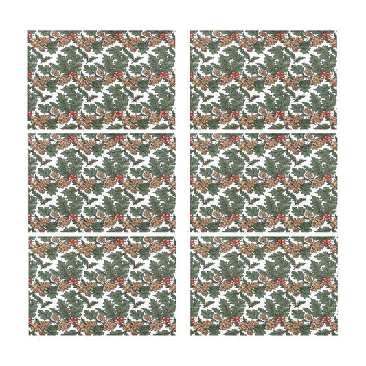 Holly Pine Table Placemat (set of 6) - DeRose Seasonal