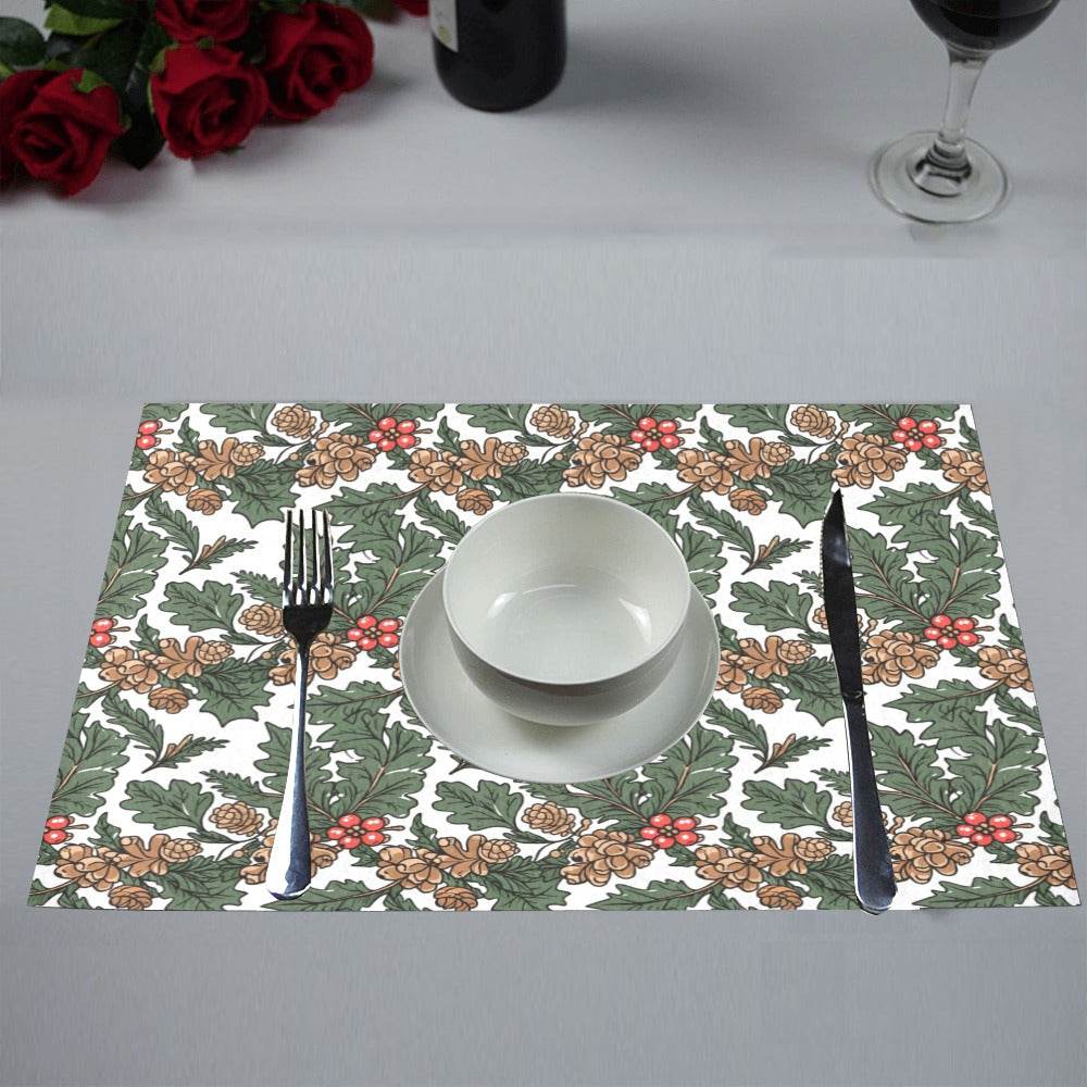 Holly Pine Table Placemat (set of 6) - DeRose Seasonal