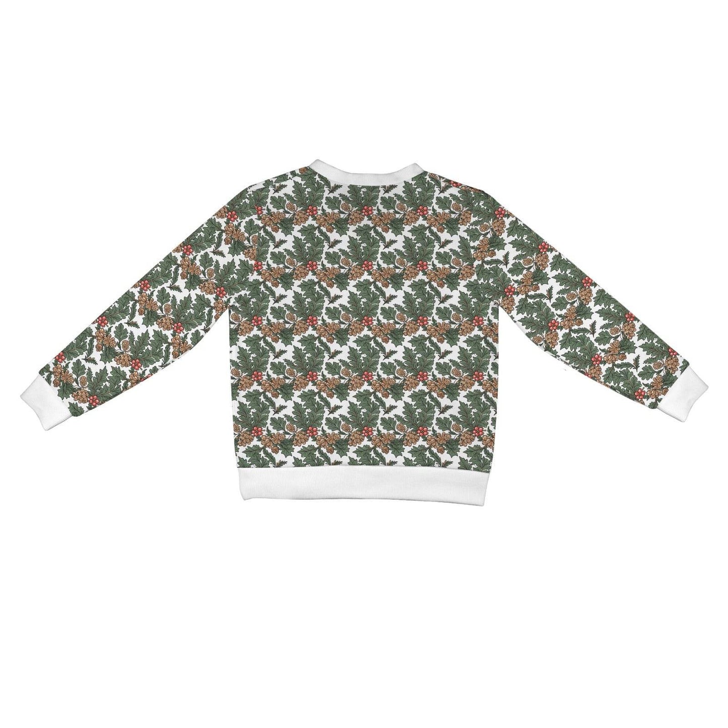 Holly Pine Women's Cardigan Button Sweater Custom Women's Cardigan (Model H73) - DeRose Seasonal