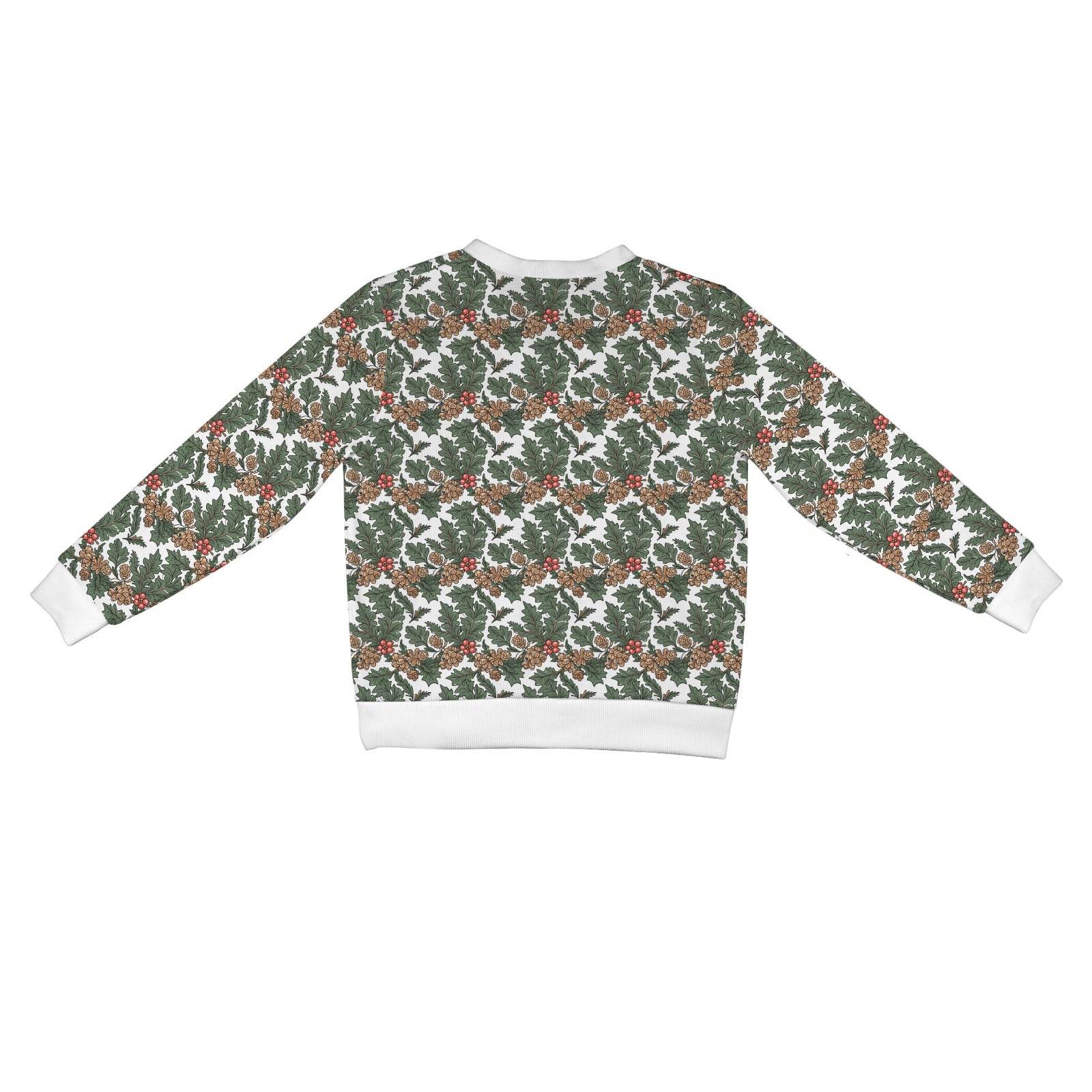 Holly Pine Women's Cardigan Button Sweater Custom Women's Cardigan (Model H73) - DeRose Seasonal