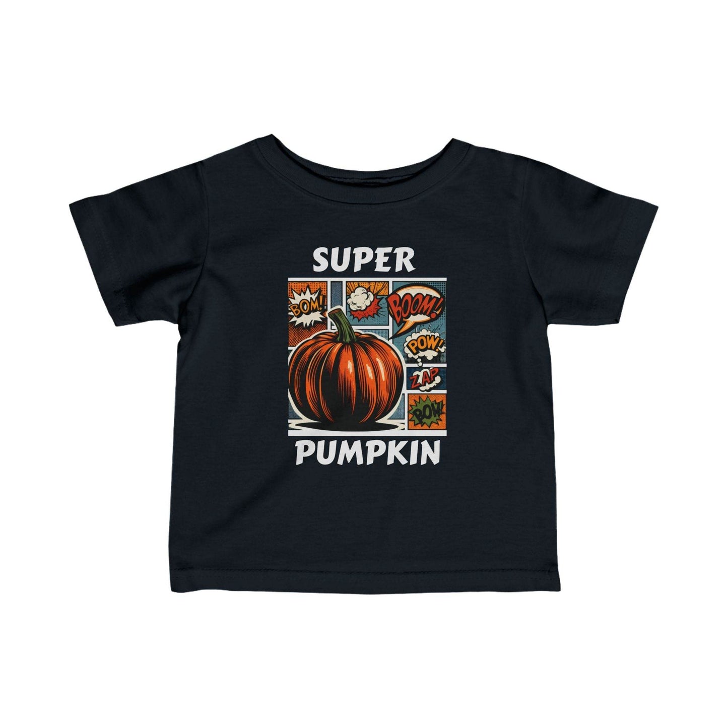 Infant Toddler Super Pumpkin Hero T-Shirt - DeRose Seasonal