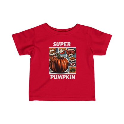 Infant Toddler Super Pumpkin Hero T-Shirt - DeRose Seasonal
