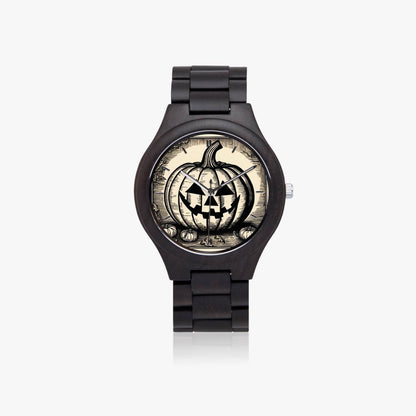 Jack-O-Lantern Italian Olive Lumber Quartz Watch - DeRose Seasonal