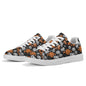 Jack-O-Lantern Adult Lightweight Brand Low Top Leather Shoes - DeRose Seasonal