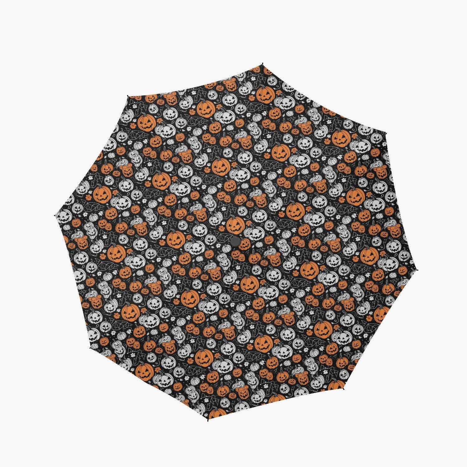 Jack-O-Lanterns Automatic UV Protection Umbrella - DeRose Seasonal