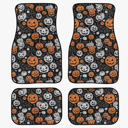 Jack-O-Lanterns Car Floor Mats - 4Pcs - DeRose Seasonal