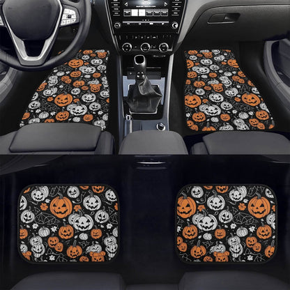 Jack-O-Lanterns Car Floor Mats - 4Pcs - DeRose Seasonal