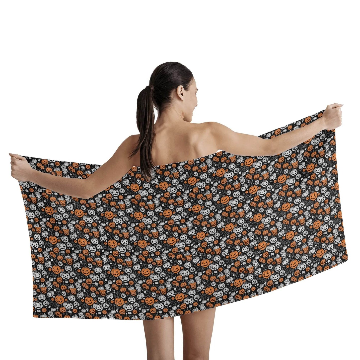 Jack-O-lantern Bath Towel - DeRose Seasonal