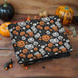 Jack-O-Lantern Men's Minimalist Leather Folded Wallet - DeRose Seasonal