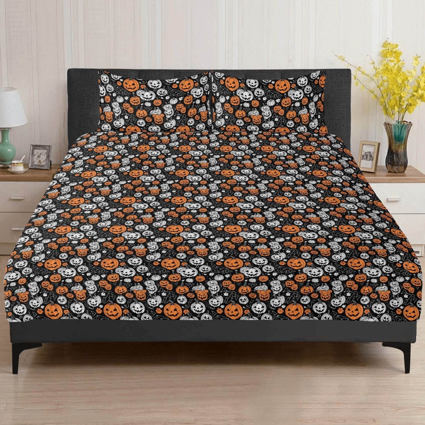 Jack-o-Lantern 3 Pcs Beddings - DeRose Seasonal