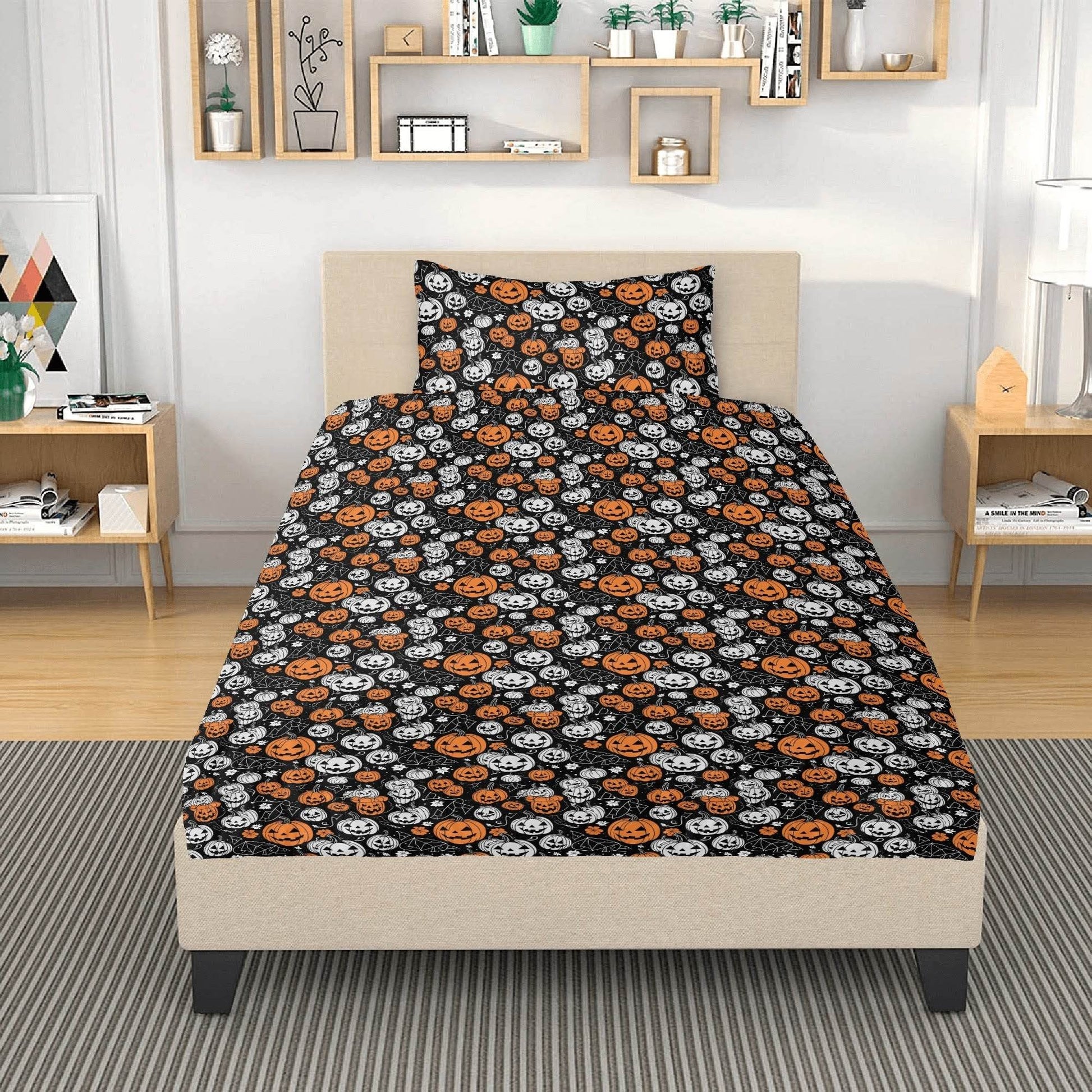 Jack-o-Lantern 3 Pcs Beddings - DeRose Seasonal