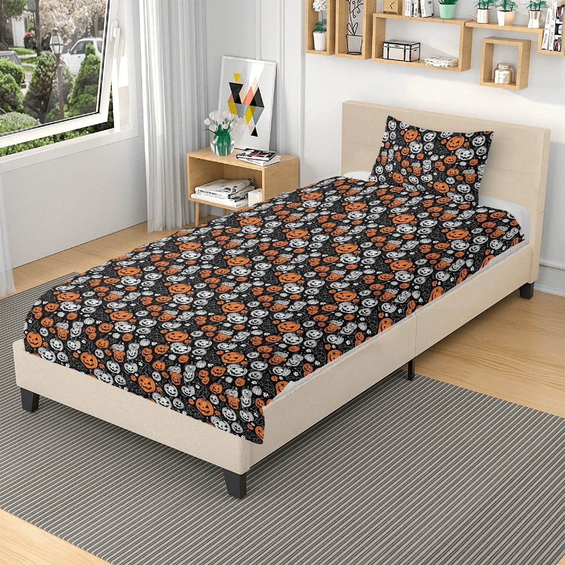 Jack-o-Lantern 3 Pcs Beddings - DeRose Seasonal
