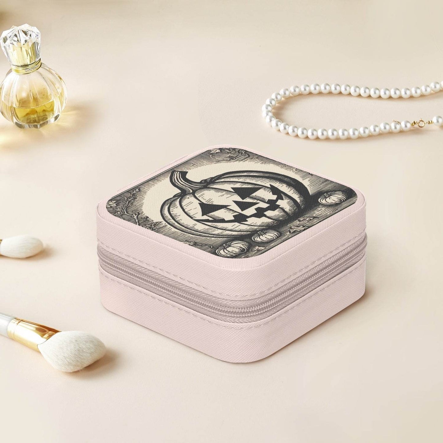 Jack-o-lantern PU Leather Jewelry Box - DeRose Seasonal