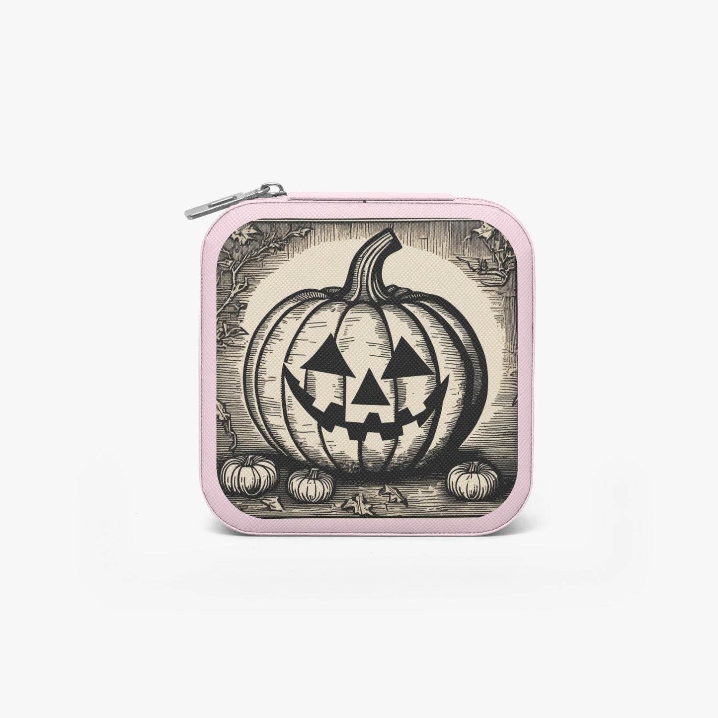 Jack-o-lantern PU Leather Jewelry Box - DeRose Seasonal