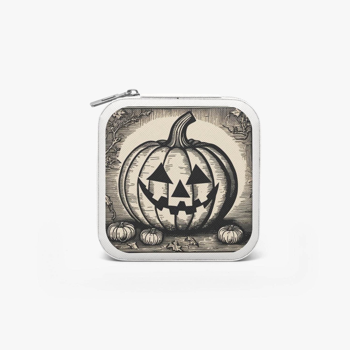 Jack-o-lantern PU Leather Jewelry Box - DeRose Seasonal