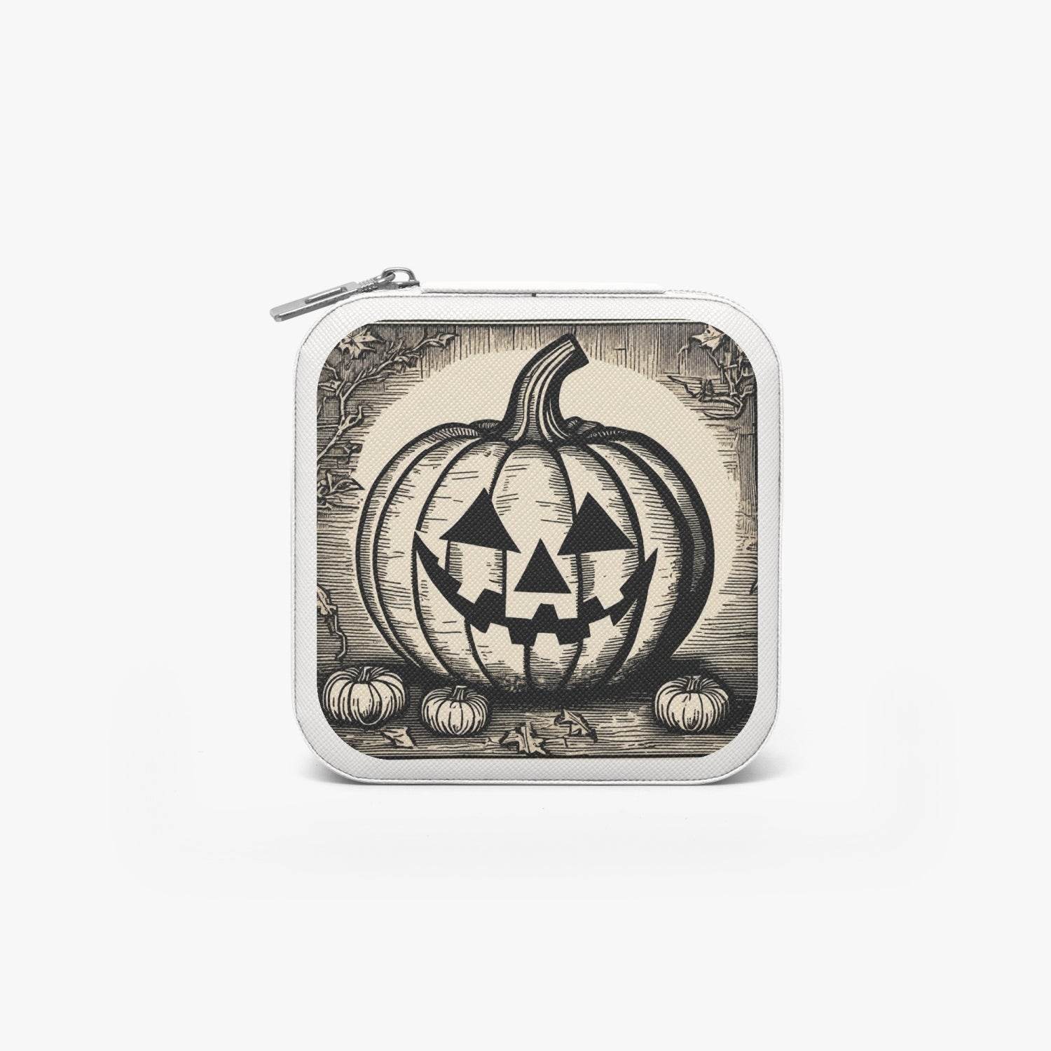 Jack-o-lantern PU Leather Jewelry Box - DeRose Seasonal