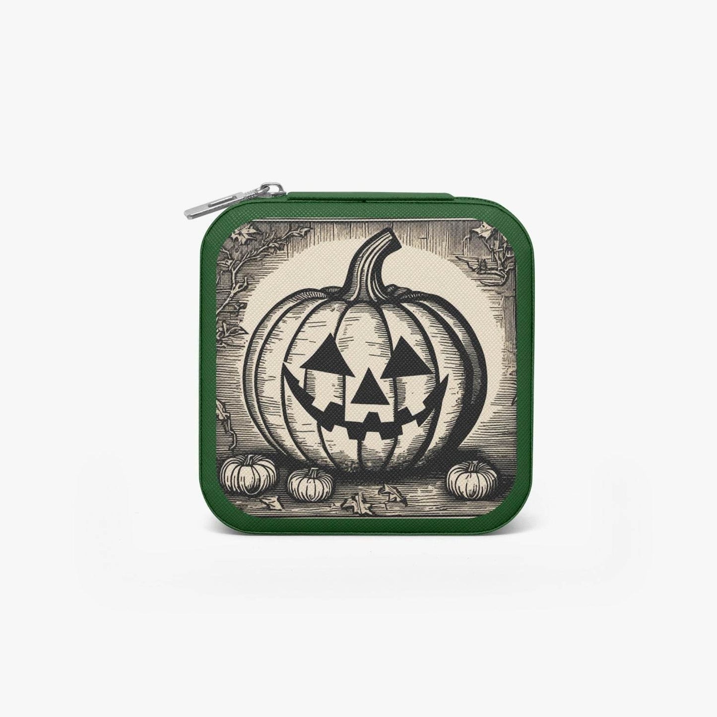 Jack-o-lantern PU Leather Jewelry Box - DeRose Seasonal