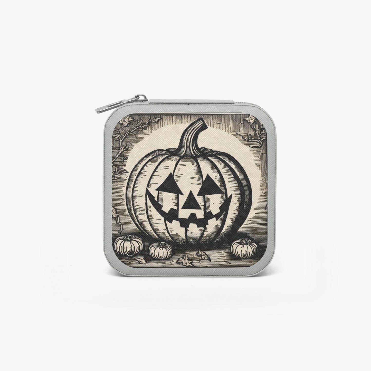 Jack-o-lantern PU Leather Jewelry Box - DeRose Seasonal