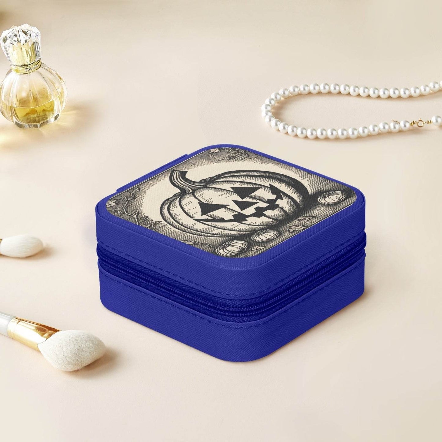 Jack-o-lantern PU Leather Jewelry Box - DeRose Seasonal
