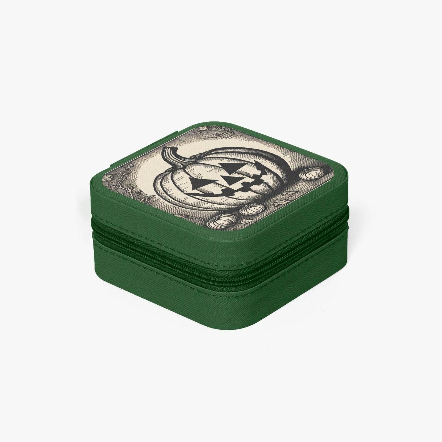 Jack-o-lantern PU Leather Jewelry Box - DeRose Seasonal
