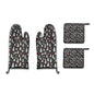 Kitchen insulation four-piece set | Polyester - ChristmasTrees1-1 - DeRose Seasonal