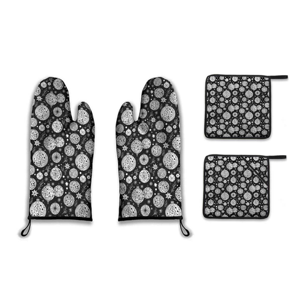 Kitchen insulation four-piece set | Polyester - Ornaments1-1 - DeRose Seasonal