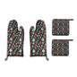 Kitchen insulation four-piece set | Polyester - Ornaments4-1 - DeRose Seasonal