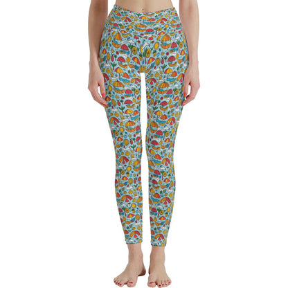Fun of a Beach Women's Polyester Yoga pants Leggings - DeRose Seasonal