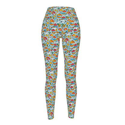 Fun of a Beach Women's Polyester Yoga pants Leggings - DeRose Seasonal