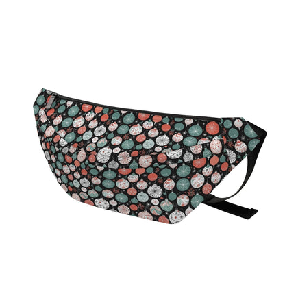Large Christmas Colorful Ornament Fanny Pack - DeRose Seasonal