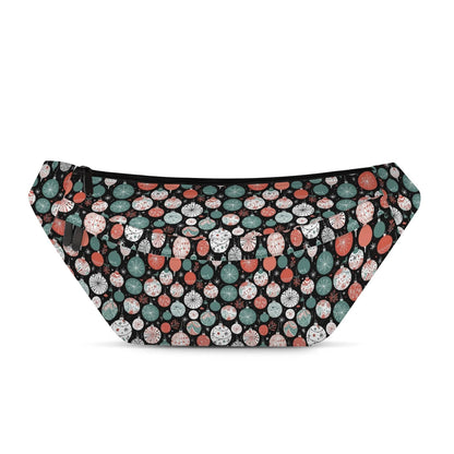 Large Christmas Colorful Ornament Fanny Pack - DeRose Seasonal