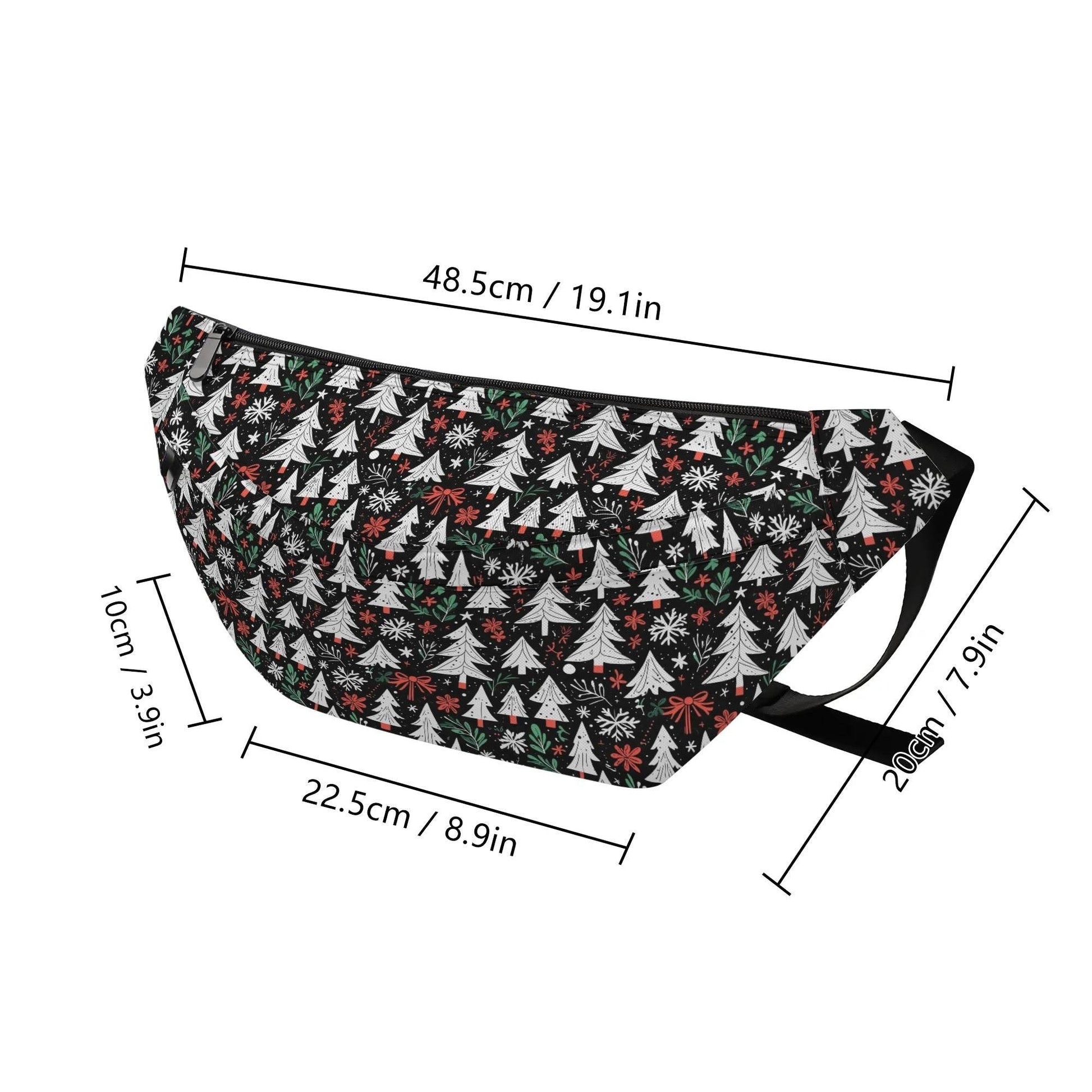 Large Christmas Tree Fanny Pack - DeRose Seasonal