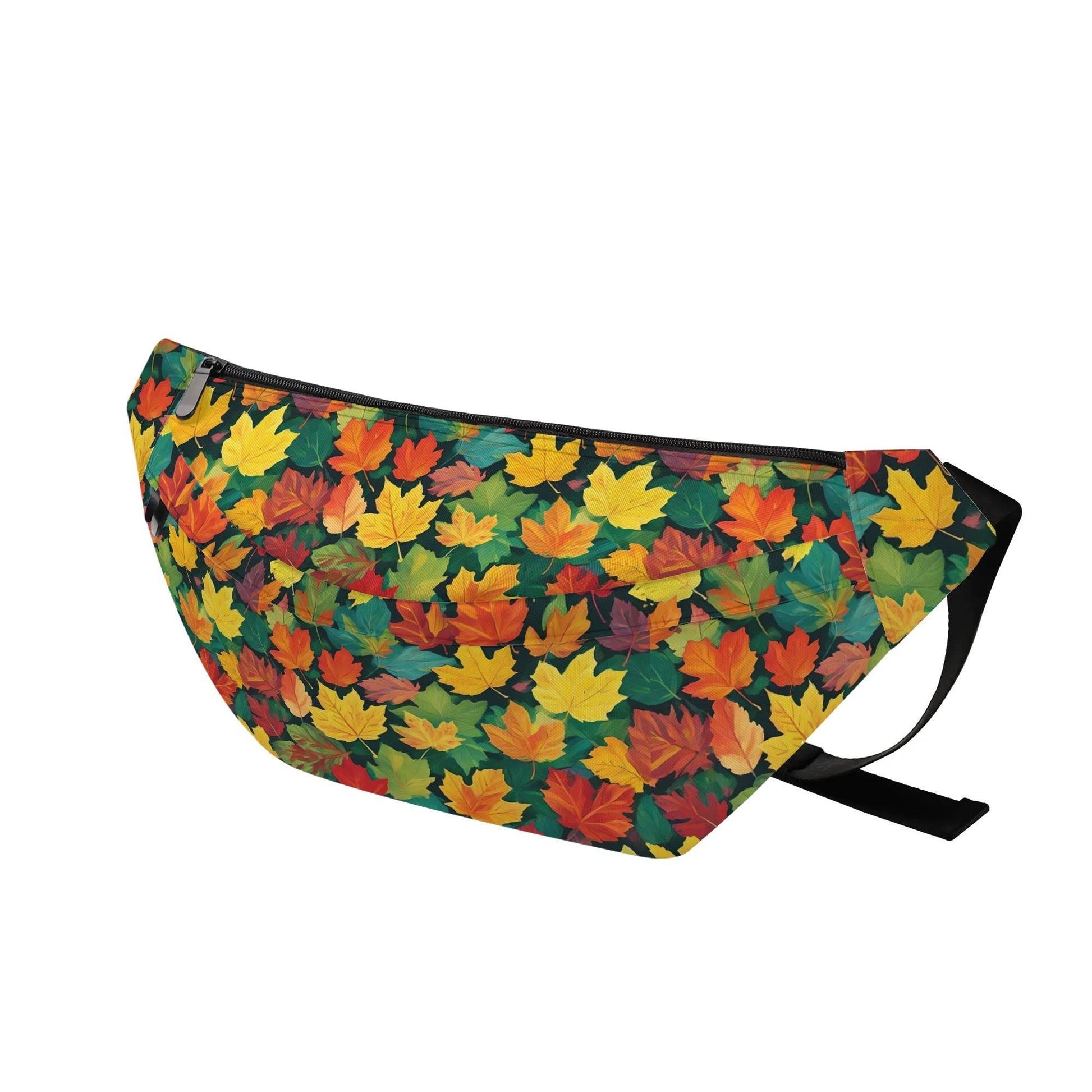 Large Colorful Leaves Fanny Pack - DeRose Seasonal