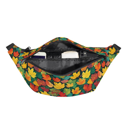 Large Colorful Leaves Fanny Pack - DeRose Seasonal